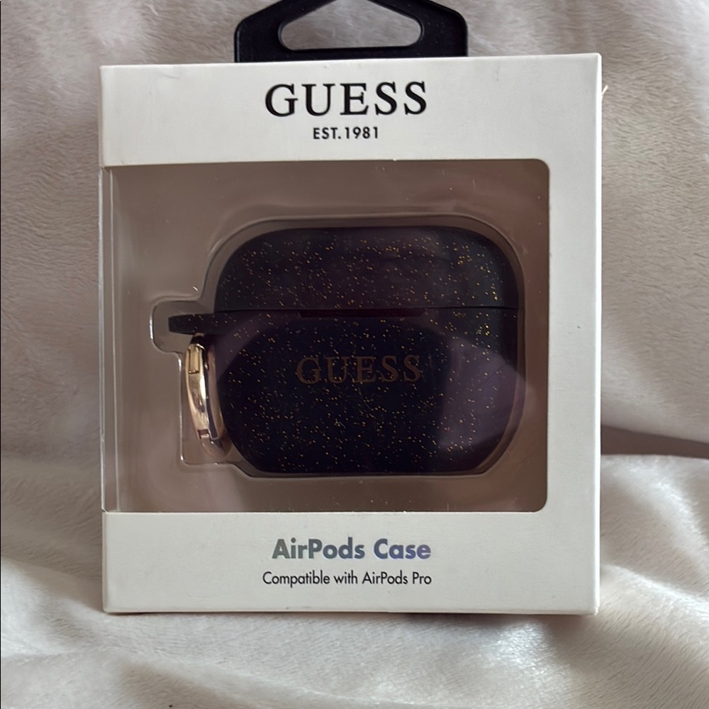 Guess Black and Gold AirPods Pro Case